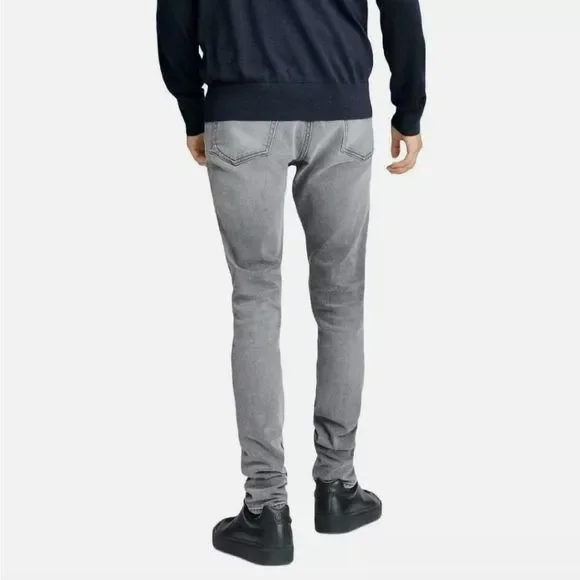 RAG & BONE Mens Jeans Grey Fit 1 Extra Slim Legs Button Fly Denim Size 31 - Picture 3 of 15